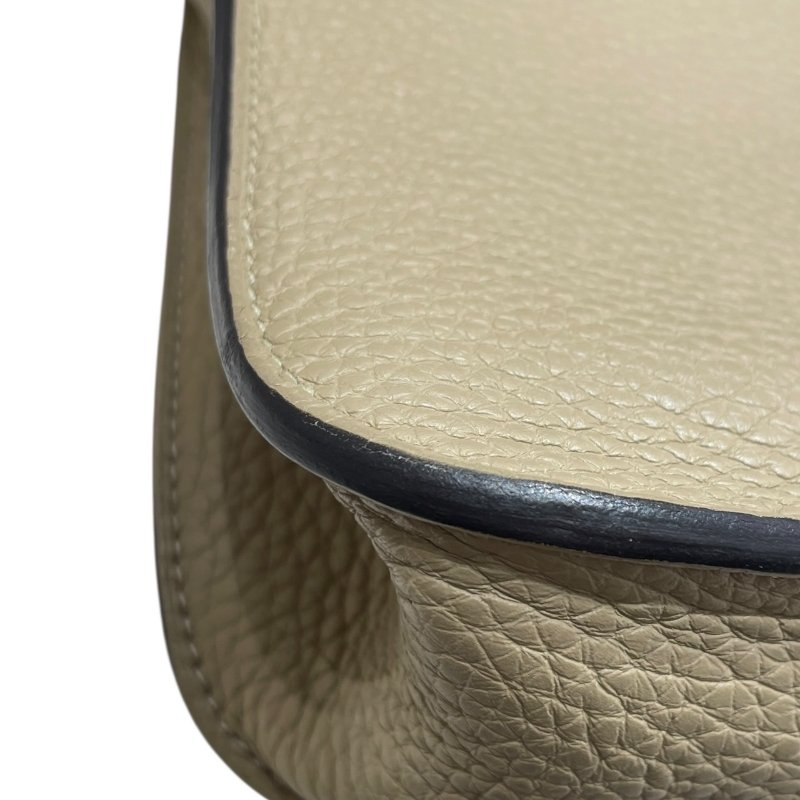 HERMES 愛馬仕 HALZAN 25 哈拉贊 肩背包 TOGO 風衣灰 銀釦-8