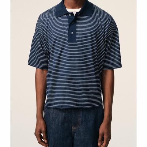 Ami Paris 男女同款 短袖Polo衫XXS XS S M L XL XXL碼模特身高：185CM，穿著M碼。模特身高：179CM，穿著XS碼。