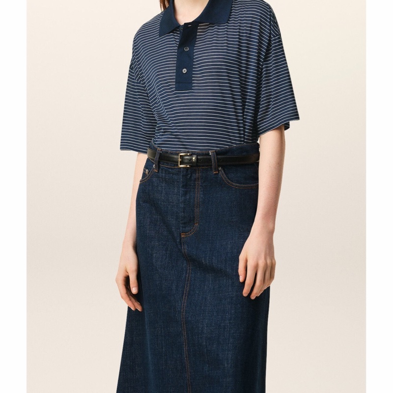 Ami Paris 男女同款 短袖Polo衫XXS XS S M L XL XXL碼模特身高：185CM，穿著M碼。模特身高：179CM，穿著XS碼。-2