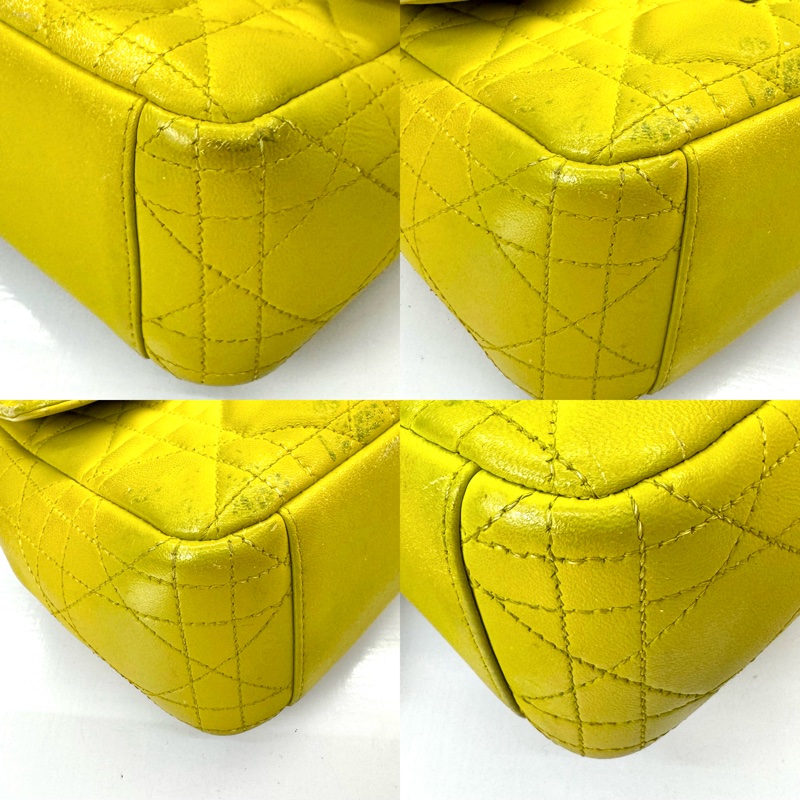 迪奧 Dior Miss Dior 籐格紋鍊條肩背包 鏈條包 09-BO-1113-3