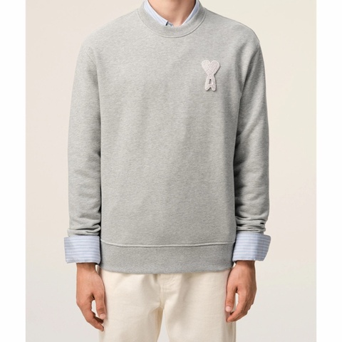 Ami Paris 男女同款 圓領長袖衛衣XXS XS S M L XL XXL XXXL碼