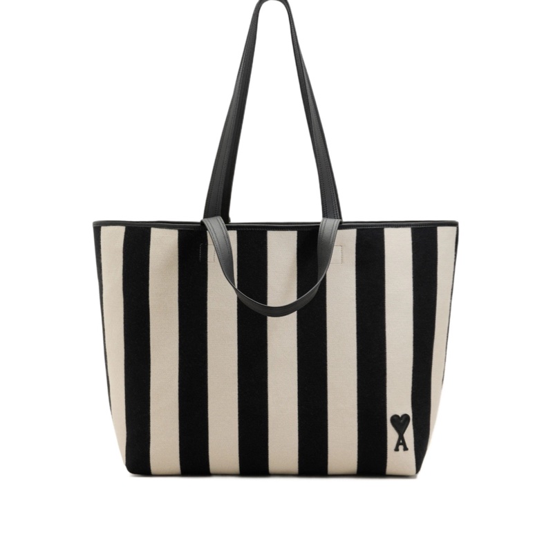 Ami Paris 男女同款 條紋單肩包均碼碼39cm*21cm*34cm-0