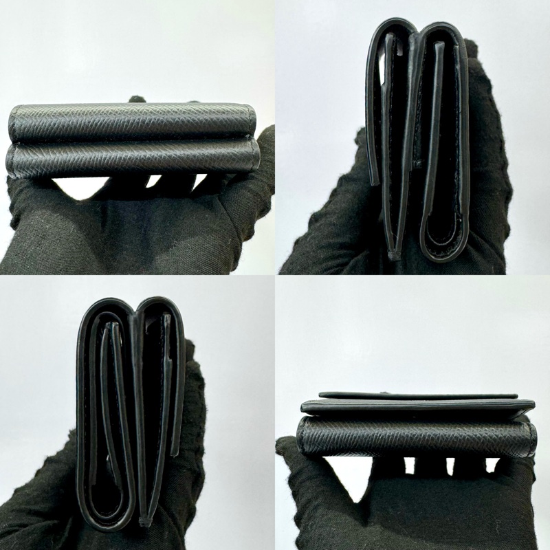 Celine 黑色三折迷你短夾 / 三折式錢包-3