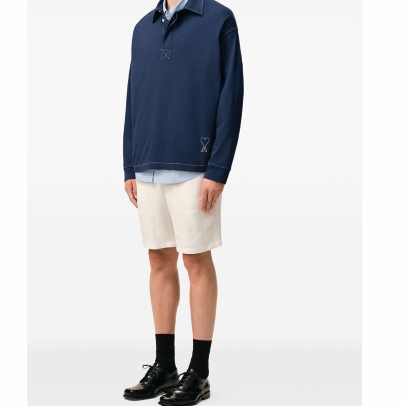 Ami Paris 男士 長袖POLO衫XXS XS S M L XL XXL碼-3