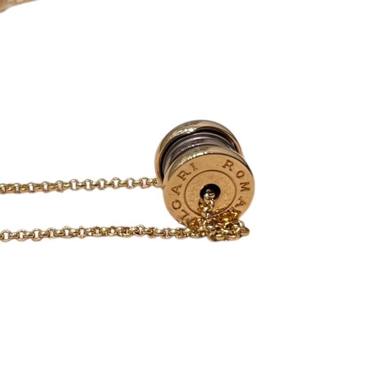 BVLGARI 寶格麗 B.ZERO1 迷你墜鍊 K18PG 項鍊-4