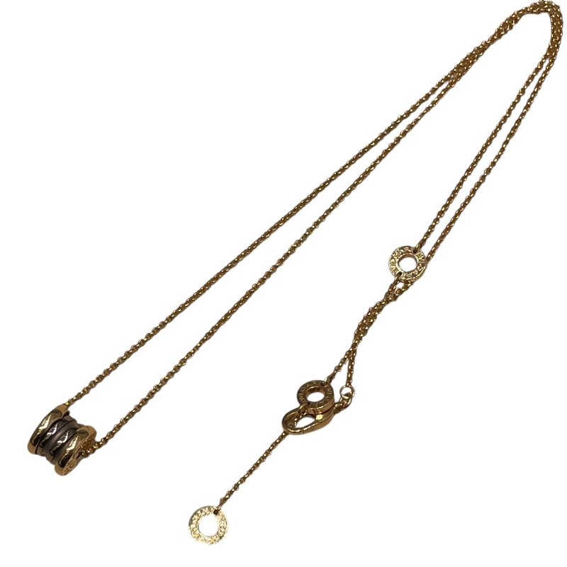 BVLGARI 寶格麗 B.ZERO1 迷你墜鍊 K18PG 項鍊-6