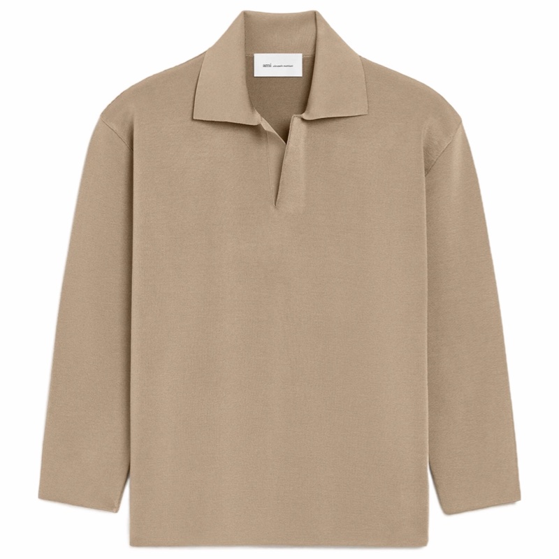 Ami Paris 男士 長袖Polo衫XXS XS S M L XL碼-0