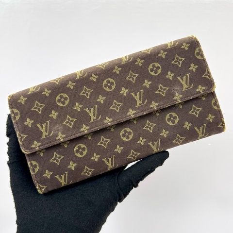 路易威登 Louis Vuitton翻蓋長夾 經典老花帆布長款錢包