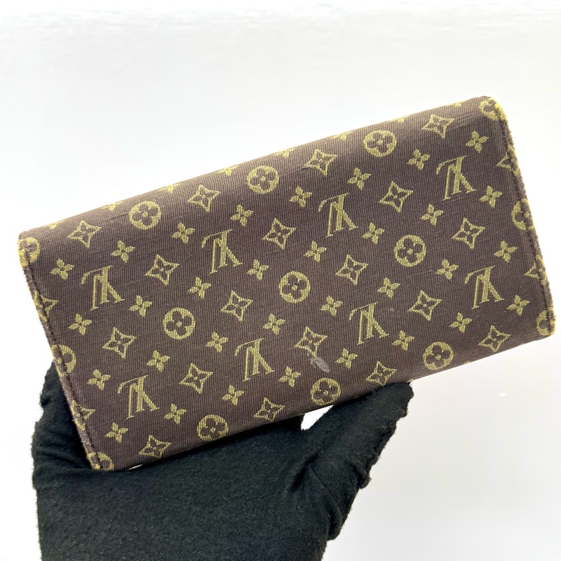 路易威登 Louis Vuitton翻蓋長夾 經典老花帆布長款錢包-1