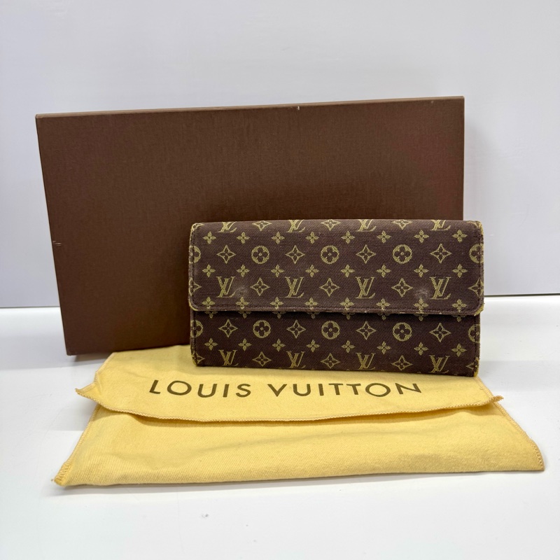 路易威登 Louis Vuitton翻蓋長夾 經典老花帆布長款錢包-2