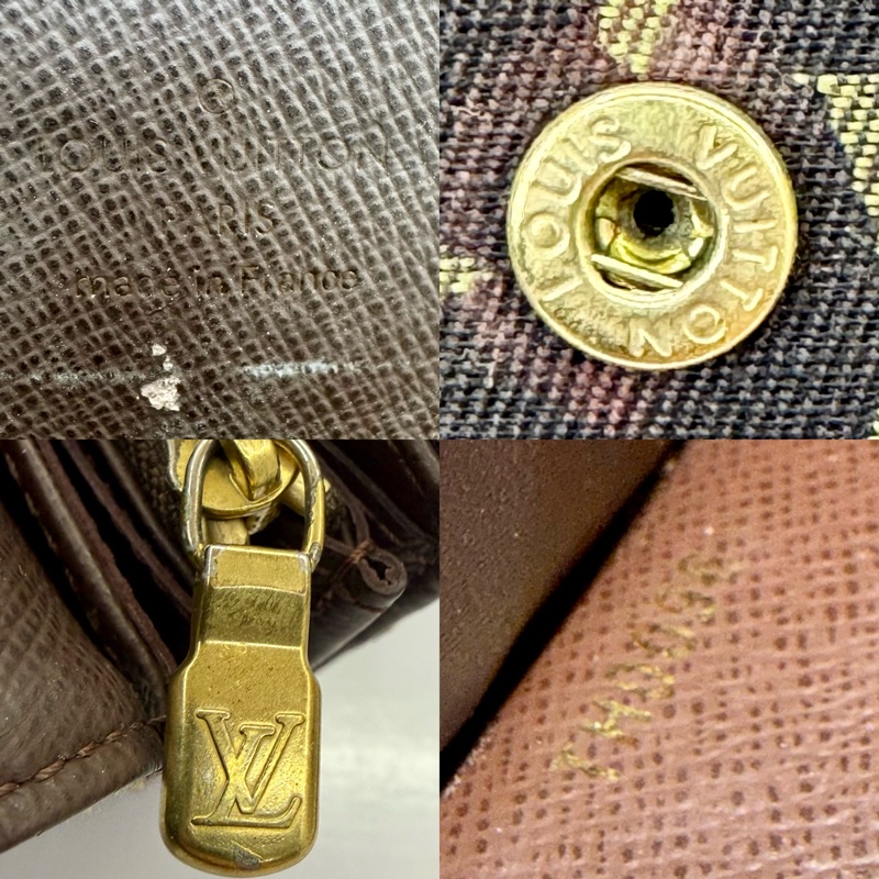 路易威登 Louis Vuitton翻蓋長夾 經典老花帆布長款錢包-6