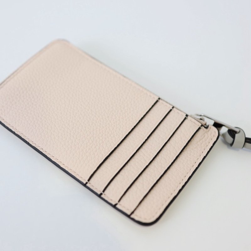 全新Loewe 拉鍊卡包酪梨綠-13