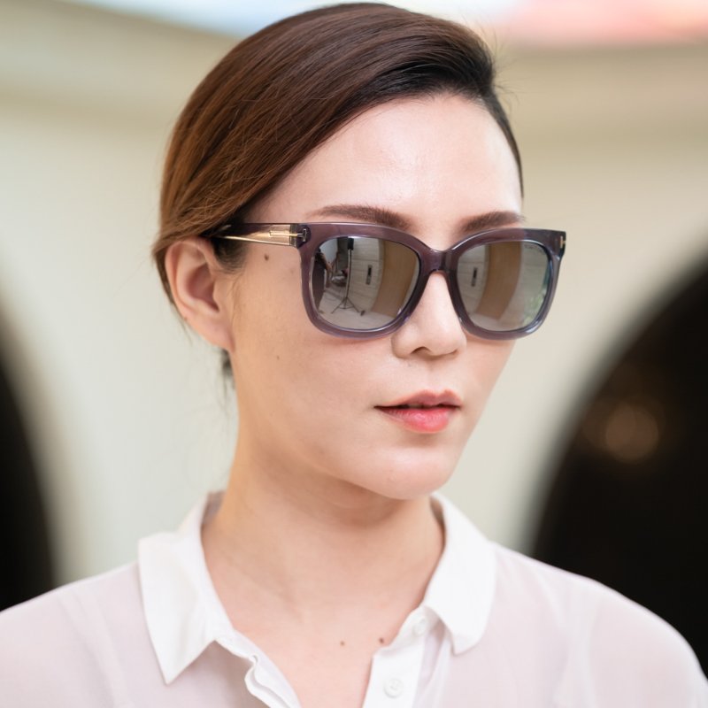 TOM FORD太陽眼鏡(灰紫色)-5