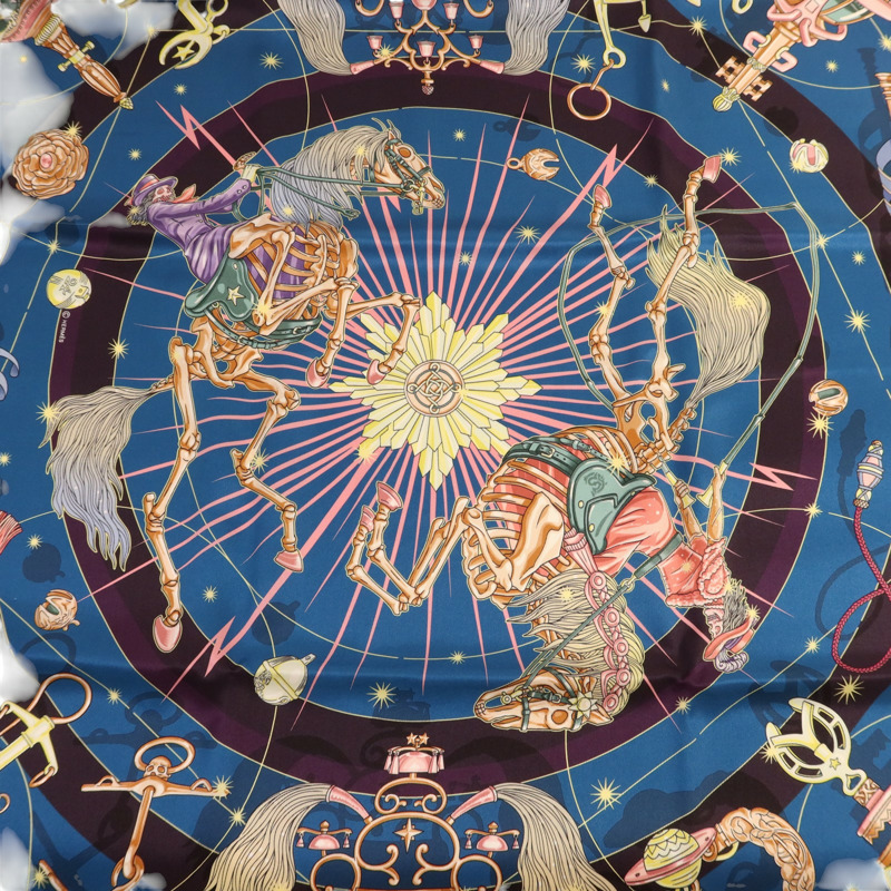 HERMES 絲質Scarf 65x65絲巾-5