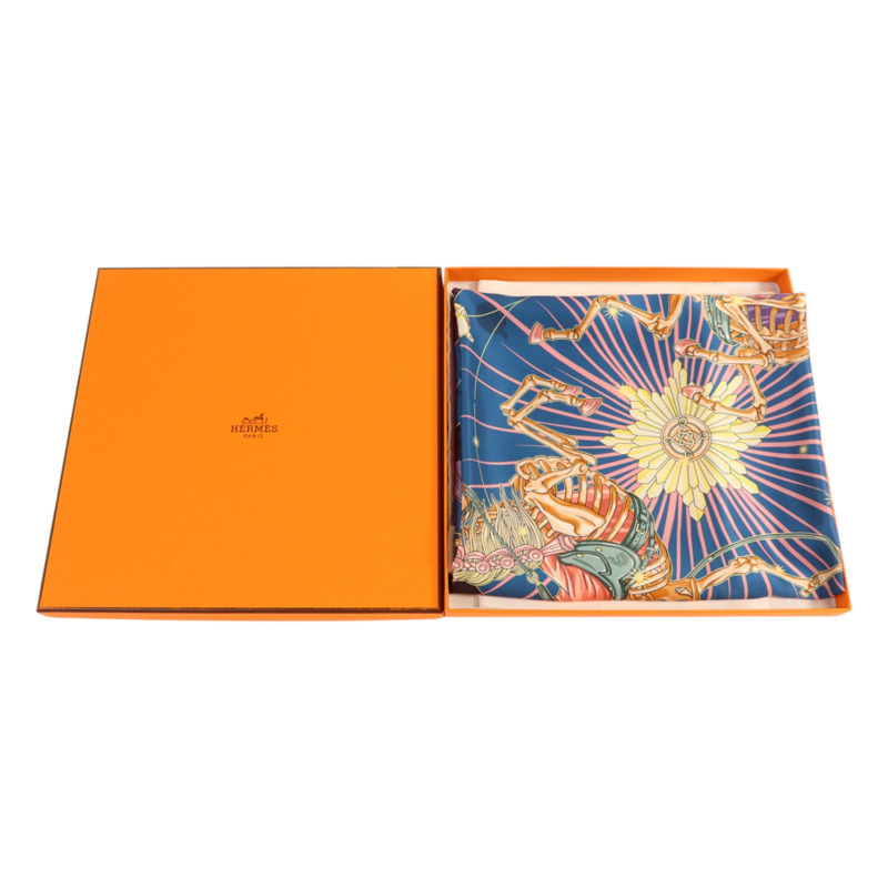 HERMES 絲質Scarf 65x65絲巾-9