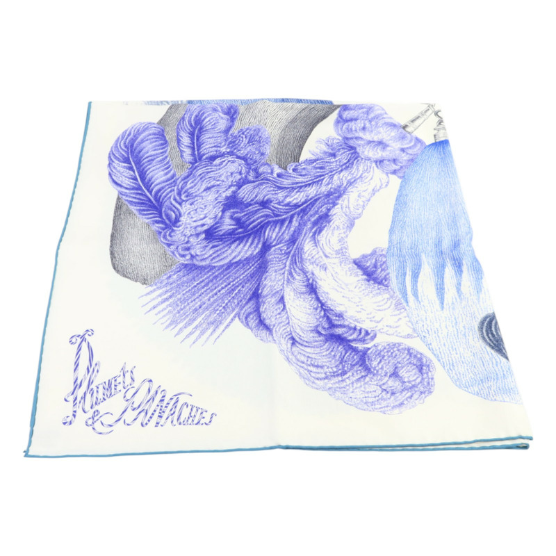 HERMES 絲質Carre Wsh 90cm Twill絲巾-1