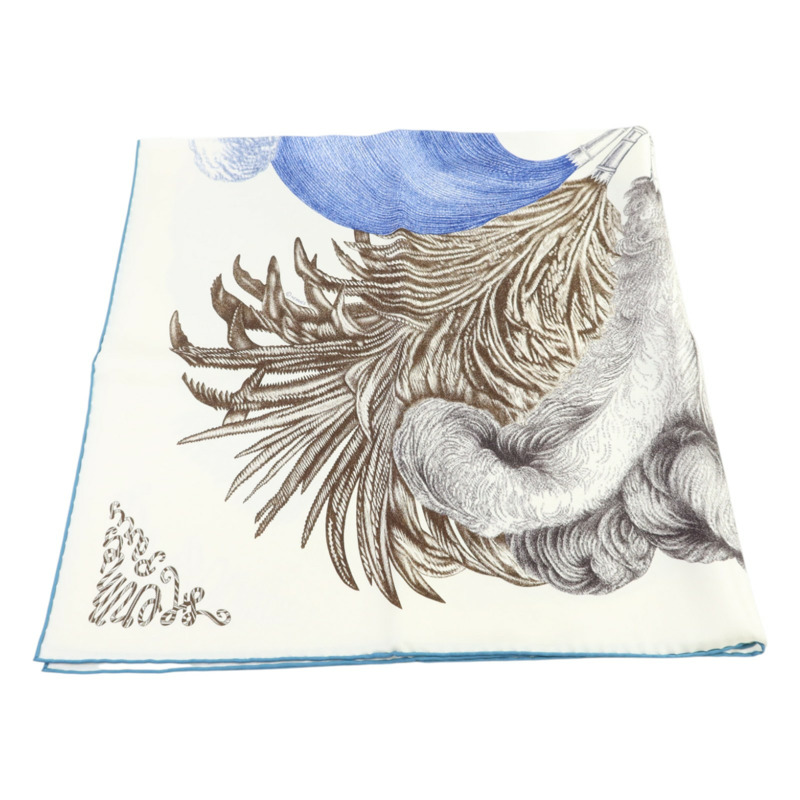 HERMES 絲質Carre Wsh 90cm Twill絲巾-4