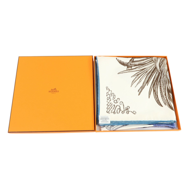HERMES 絲質Carre Wsh 90cm Twill絲巾-9
