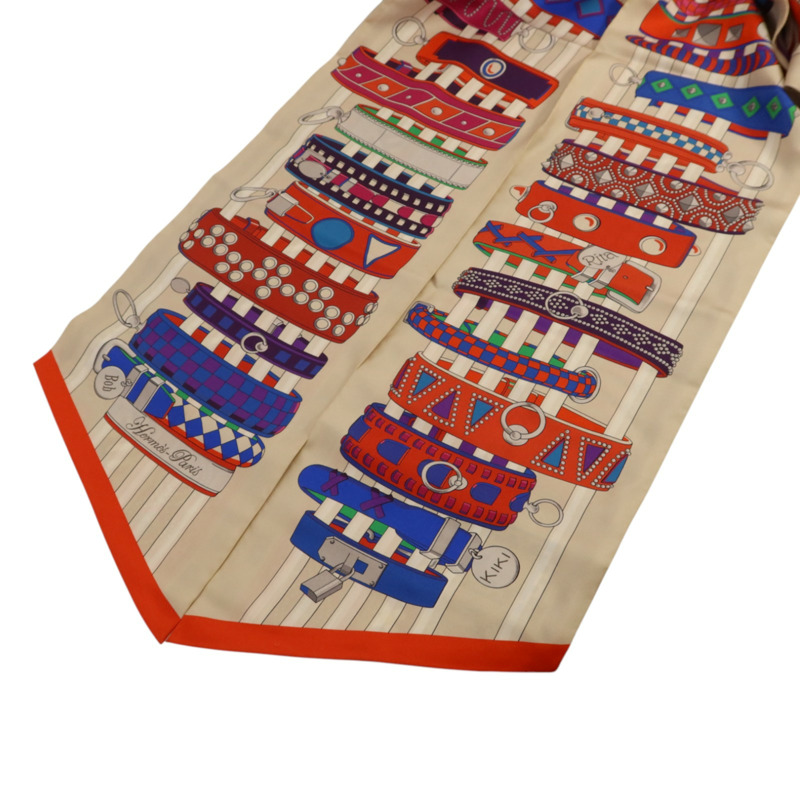 HERMES 絲質Maxi Twilly絲巾-3