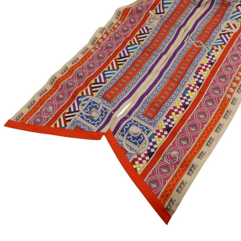 HERMES 絲質Maxi Twilly絲巾-4