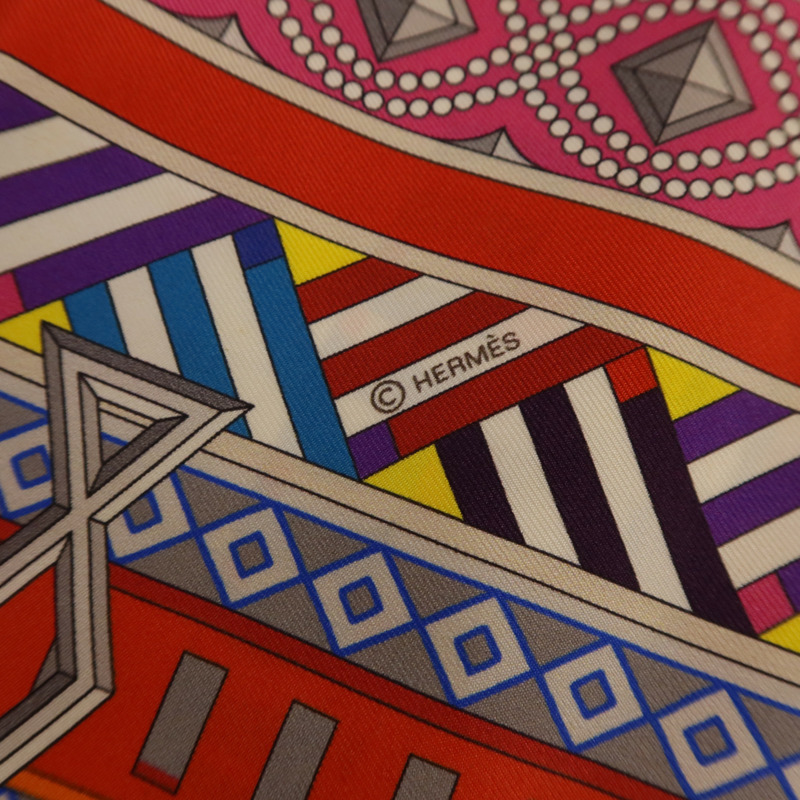 HERMES 絲質Maxi Twilly絲巾-6
