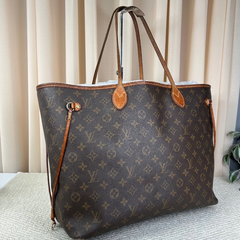 LV路易威登經典老花neverfull購物袋 大容量 時尚百搭 日常實用便捷-3