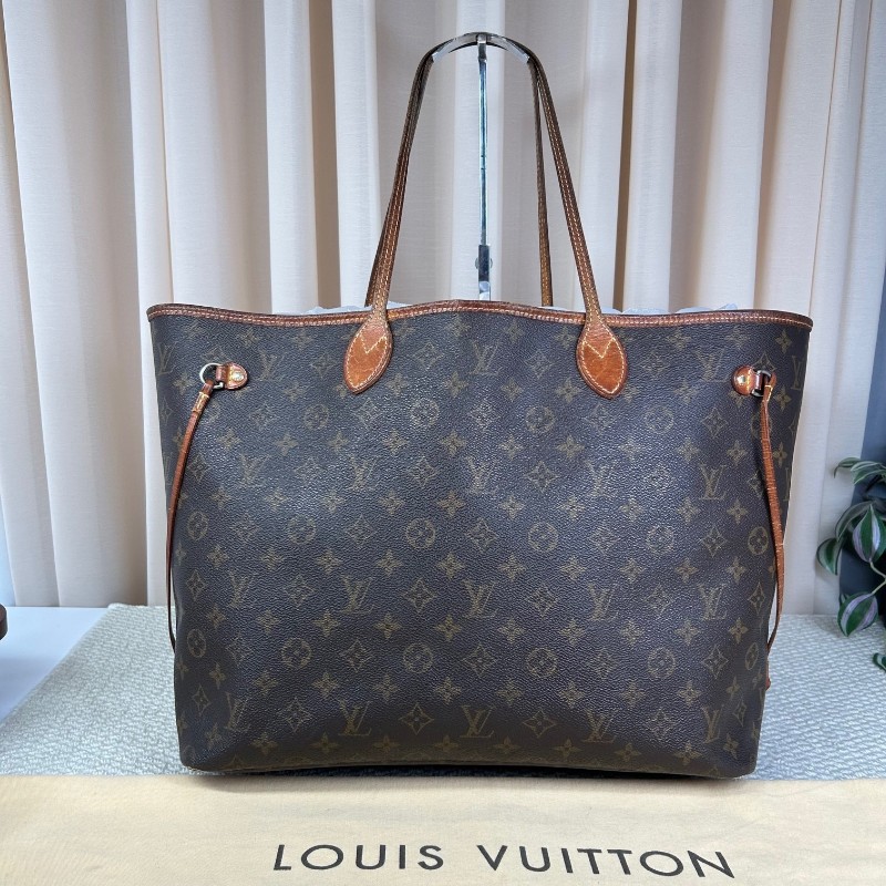 LV路易威登經典老花neverfull購物袋 大容量 時尚百搭 日常實用便捷-5