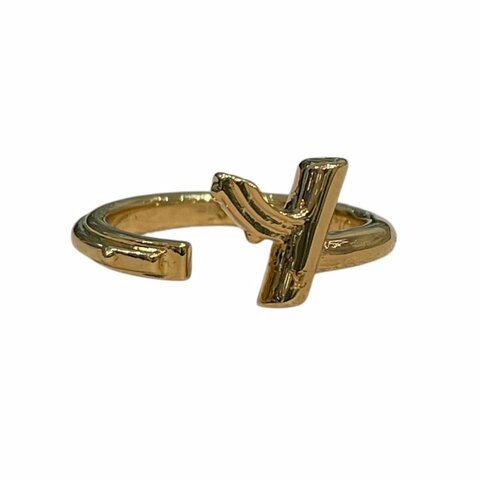 LOUIS VUITTON 路易威登 LV&ME 戒指 合金 金色 S碼