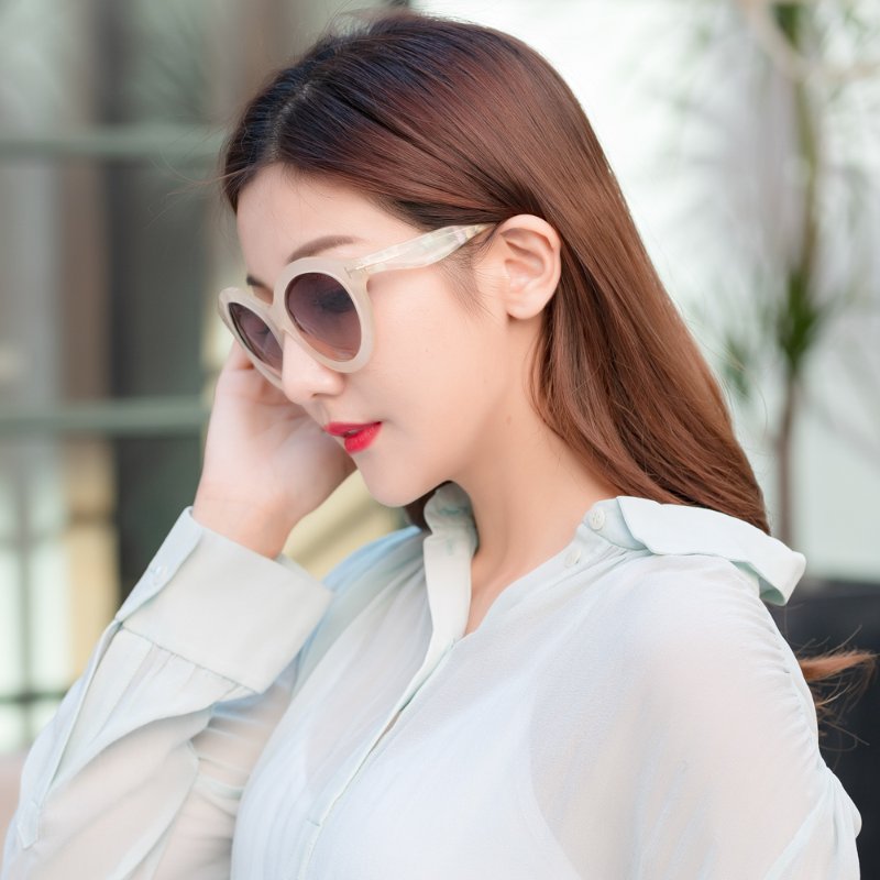 TOM FORD太陽眼鏡(米白色)-5