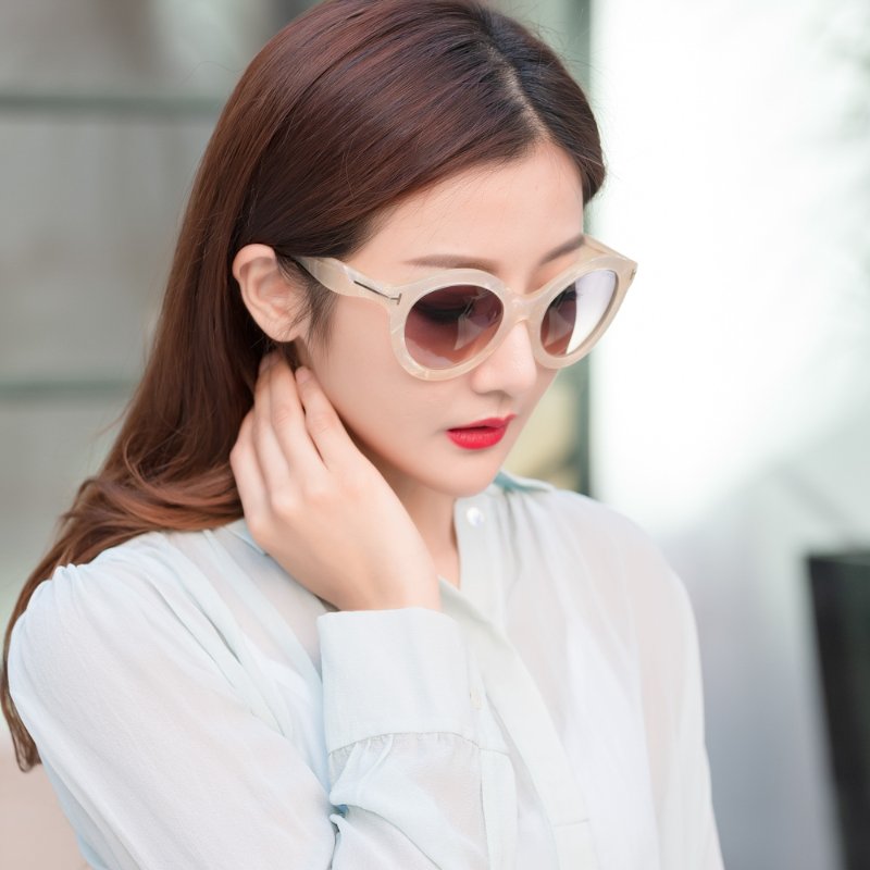 TOM FORD太陽眼鏡(米白色)-6