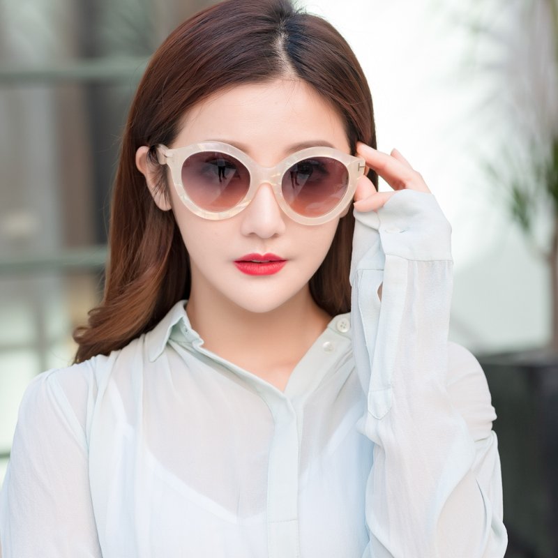 TOM FORD太陽眼鏡(米白色)-7