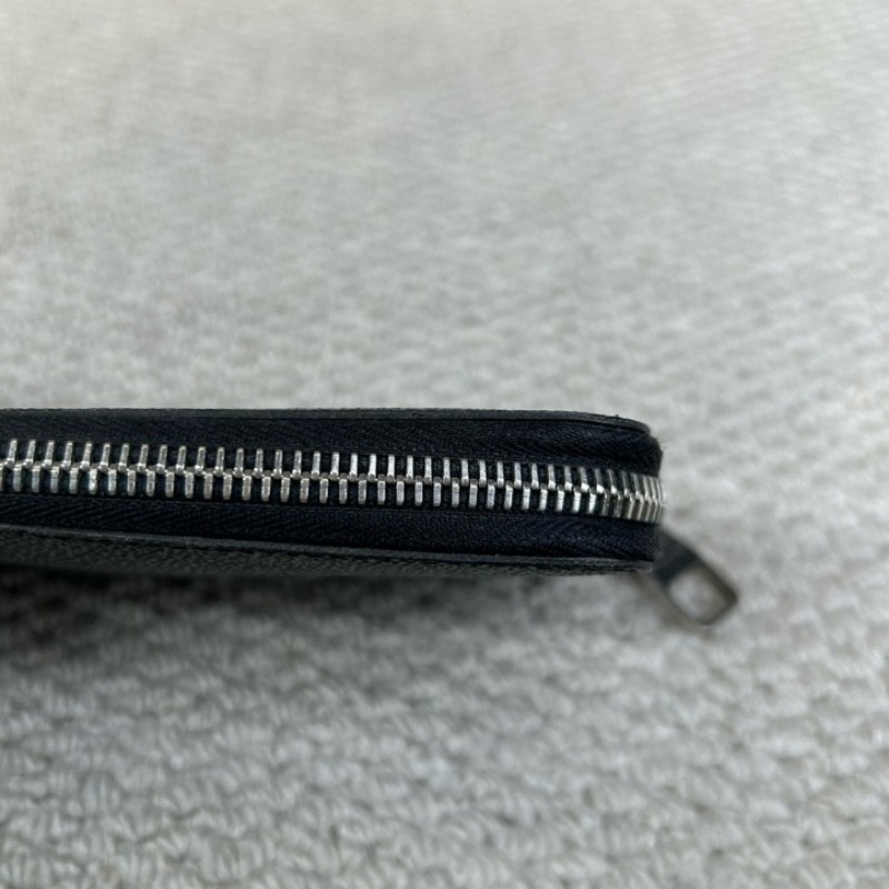 LV路易威登黑棋盤格拉鏈長款錢包 卡位多 容量足 日常實用百搭-21