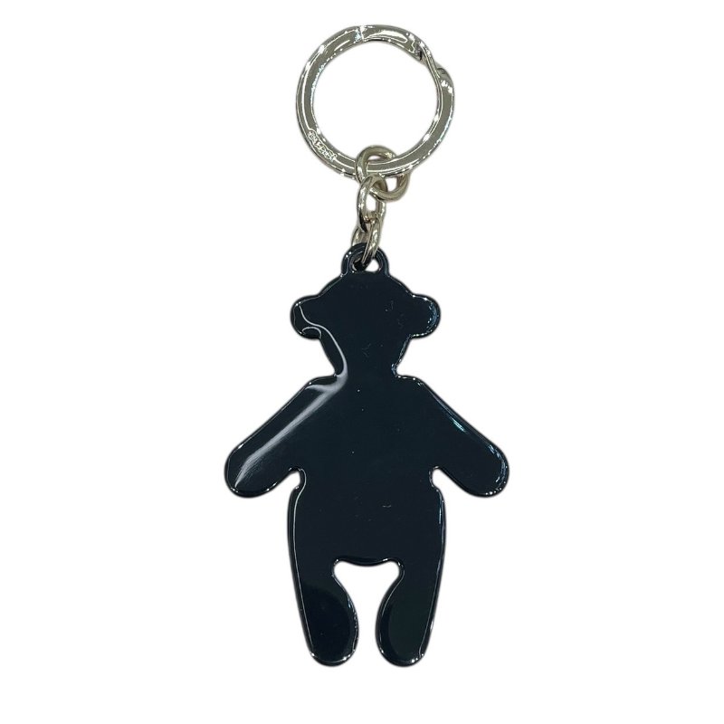 GUCCI 古馳 395469 小熊掛飾 PVC 黑色 金釦-1