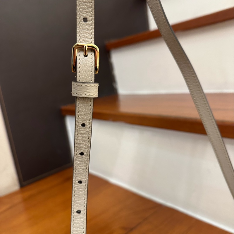 GUCCI 燕麥色PVC 1955小相機包 超好看💕-14