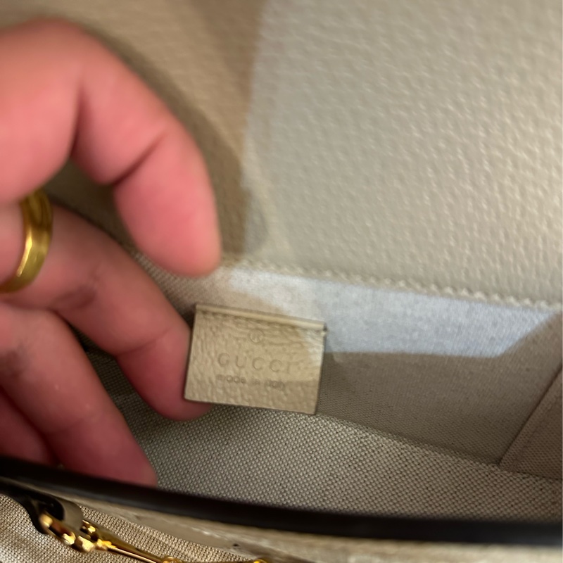 GUCCI 燕麥色PVC 1955小相機包 超好看💕-17