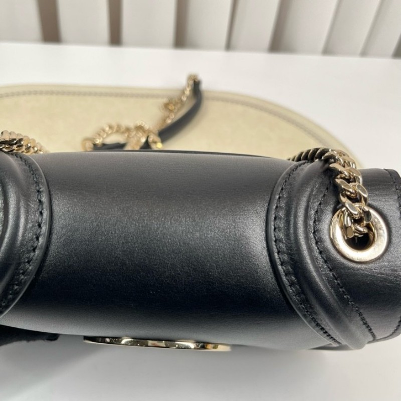 GUCCI古馳 24年票 Blondie鏈條單肩斜挎包 經典設計與現代精髓 非常百搭 斜挎單肩都可以 容量實用 日常出門很方便-16