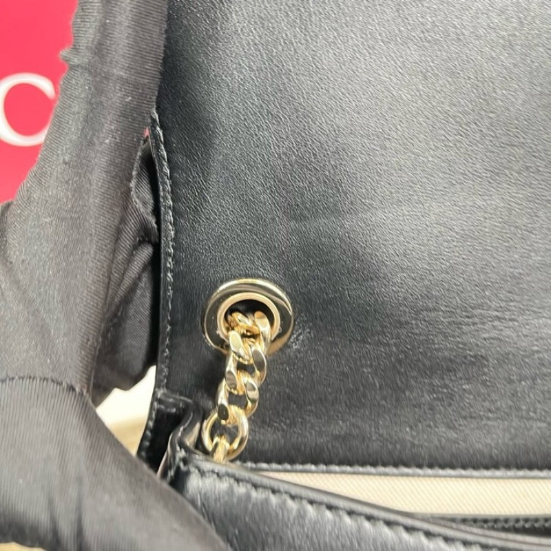 GUCCI古馳 24年票 Blondie鏈條單肩斜挎包 經典設計與現代精髓 非常百搭 斜挎單肩都可以 容量實用 日常出門很方便-22