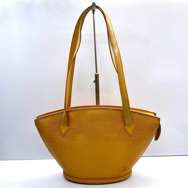 路易威登 Louis Vuitton Epi Saint Jacques 黃色肩背購物包 肩背包 M52339-0