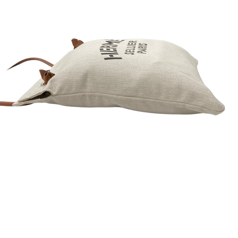 HERMES 愛馬仕 ALINE 帆布 單肩包 米色-2