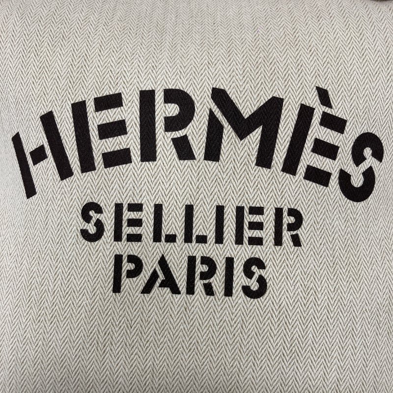 HERMES 愛馬仕 ALINE 帆布 單肩包 米色-12