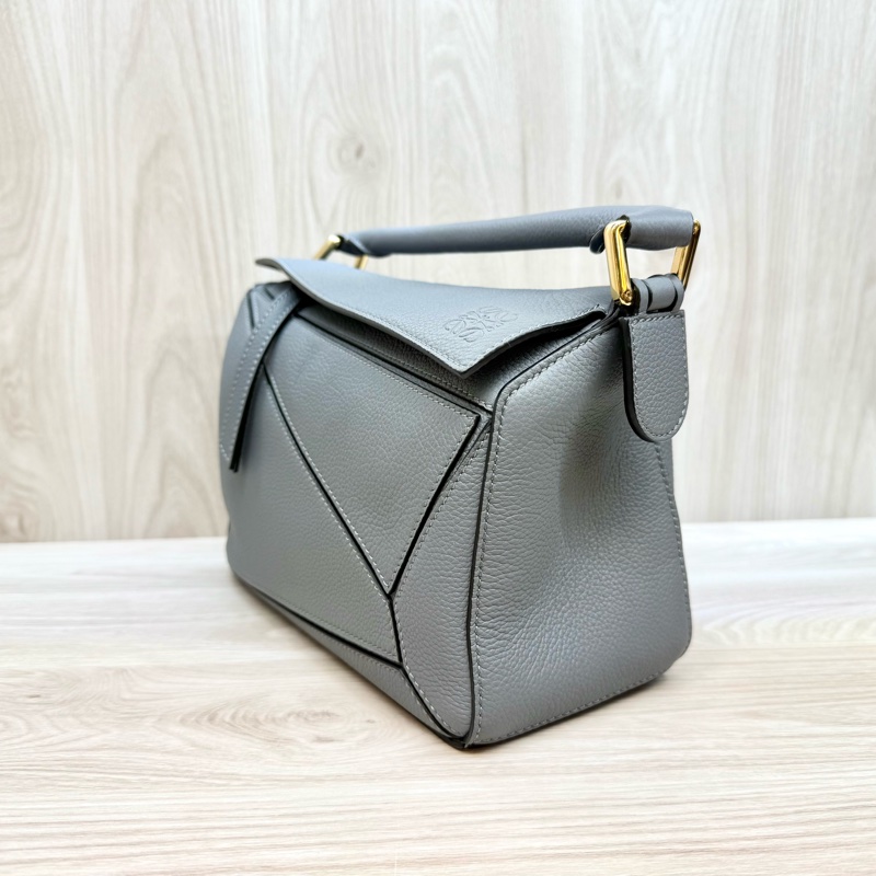 Loewe✨藍灰色小號puzzle-3