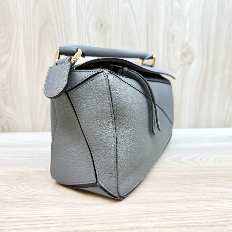 Loewe✨藍灰色小號puzzle-4