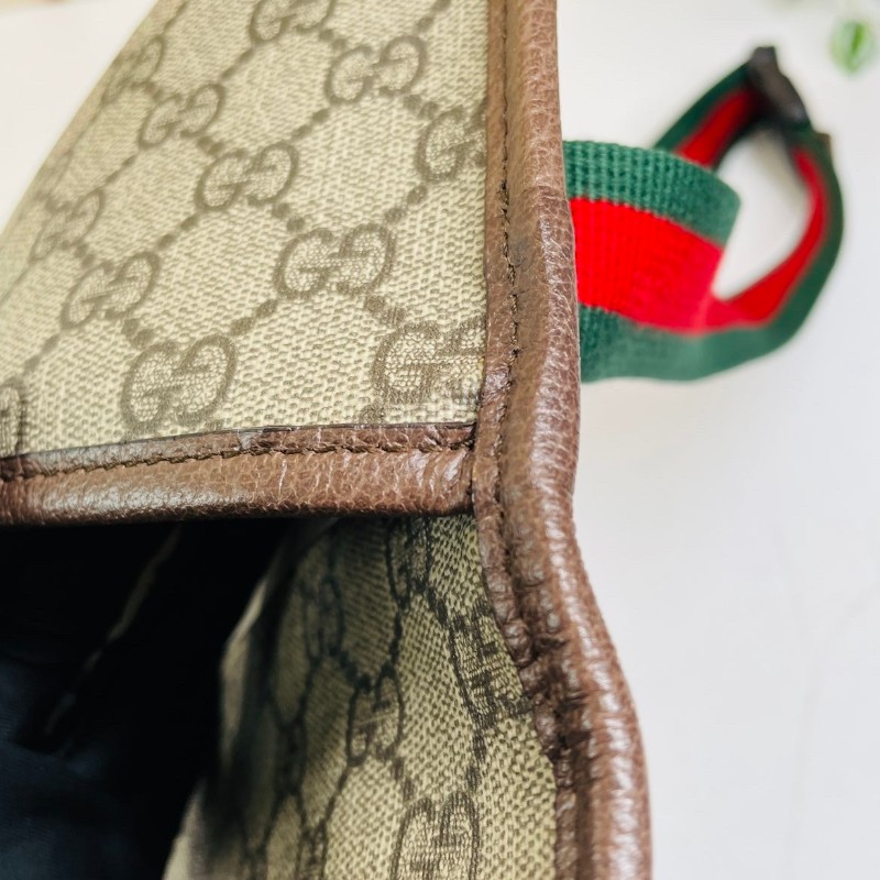 專櫃價3.6折！Gucci古馳  經典虎頭腰包 男女同款 包身立體 百搭不挑衣服 自重很輕  超多明星同款-9