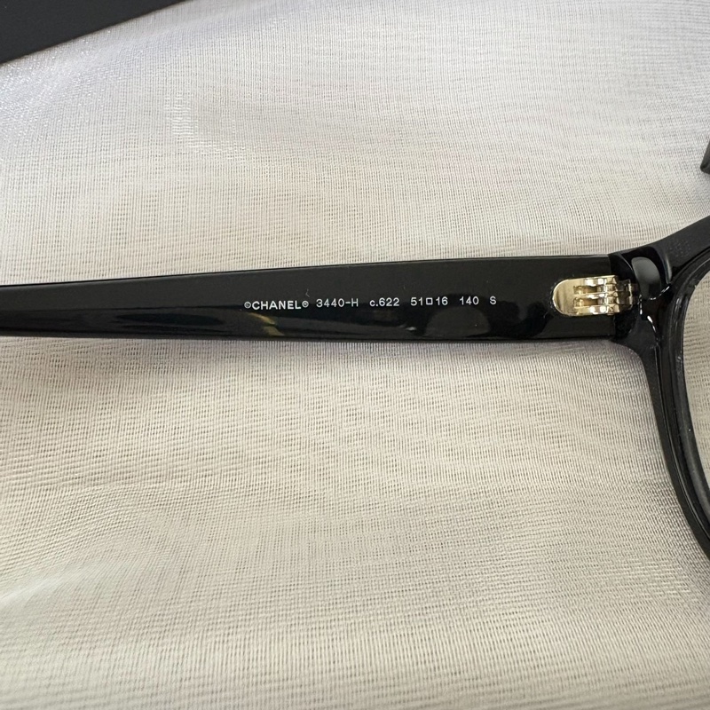 全新代購！Chanel 香奈兒 貓眼 珍珠鏡框 眼鏡 平光鏡 53碼-3