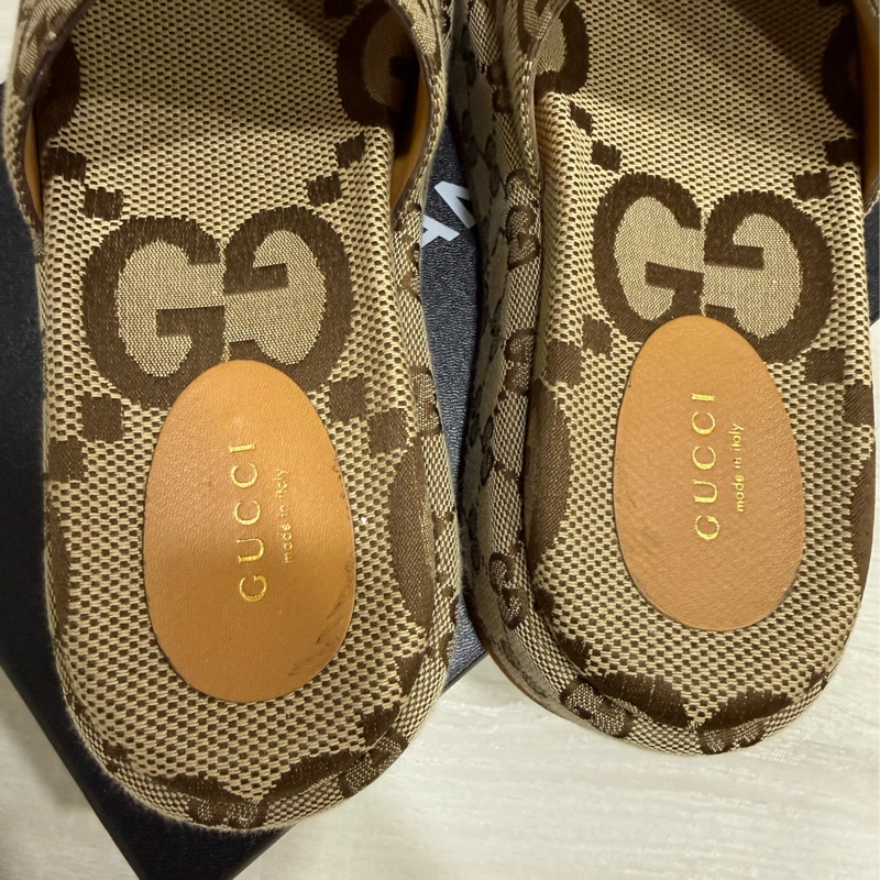 Gucci拖鞋 厚底拖鞋 增高拖鞋尺寸37  38.5可穿-2