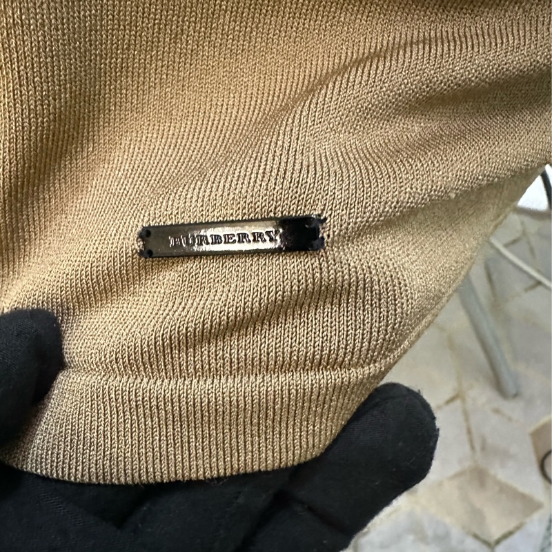 Burberry 棕色圓領上衣-2