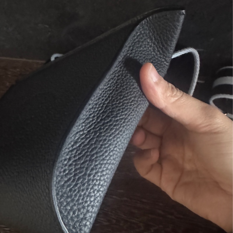 全新 爱馬仕Hermes2023 B刻。VIDE POCHES 黑配銀釦黑色冰藍色背帶-11