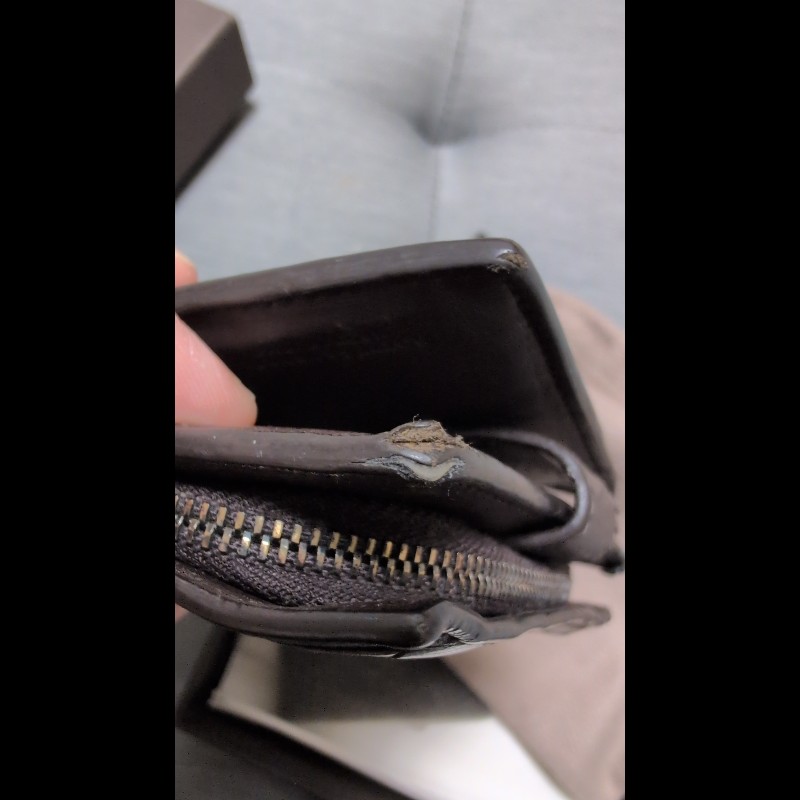 Bottega Veneta 經典編織扣式短夾 (咖啡色)-10