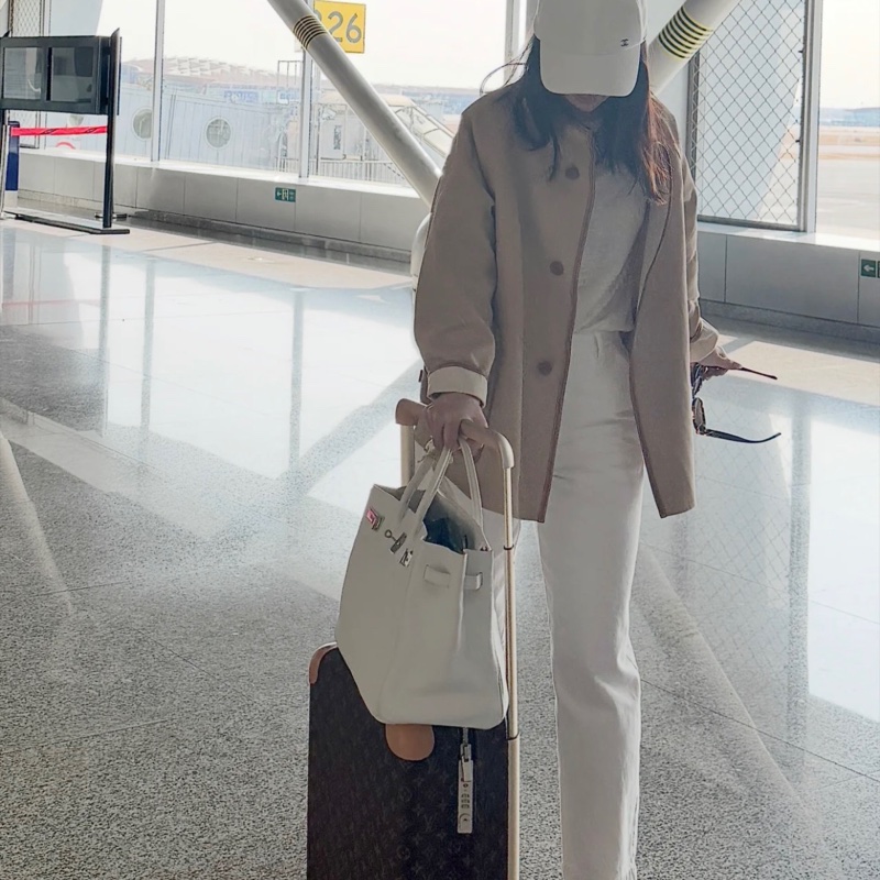 Chanel 全新🔥現貨 白色帆布 棒球帽 (H02)-3