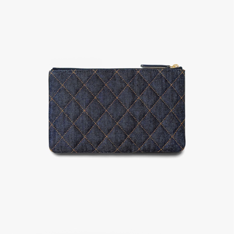 CHANEL 香奈兒【26P 春夏預告】DENIM SMALL O CASE ZIPPY POUCH-5